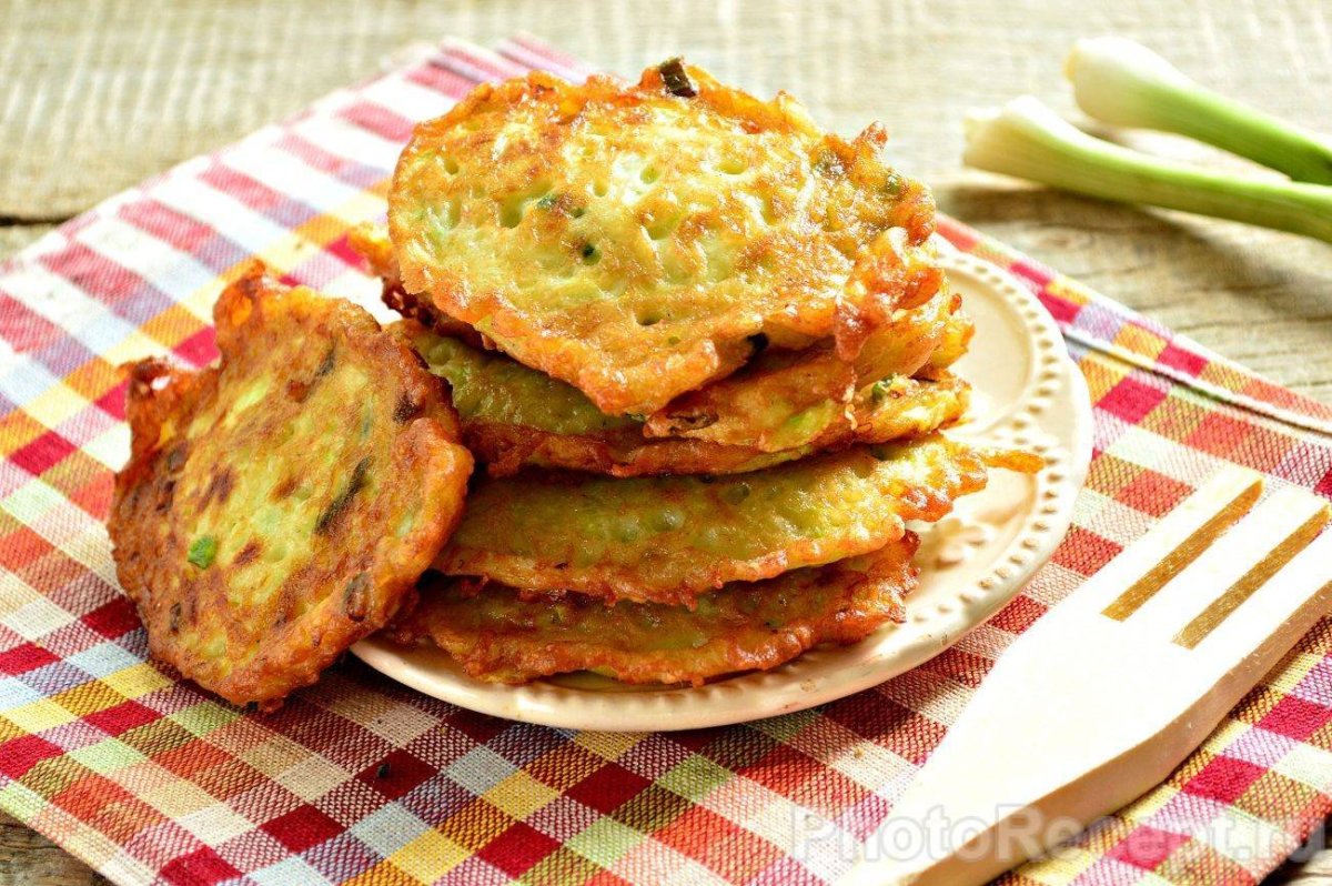 Блины из зелени
