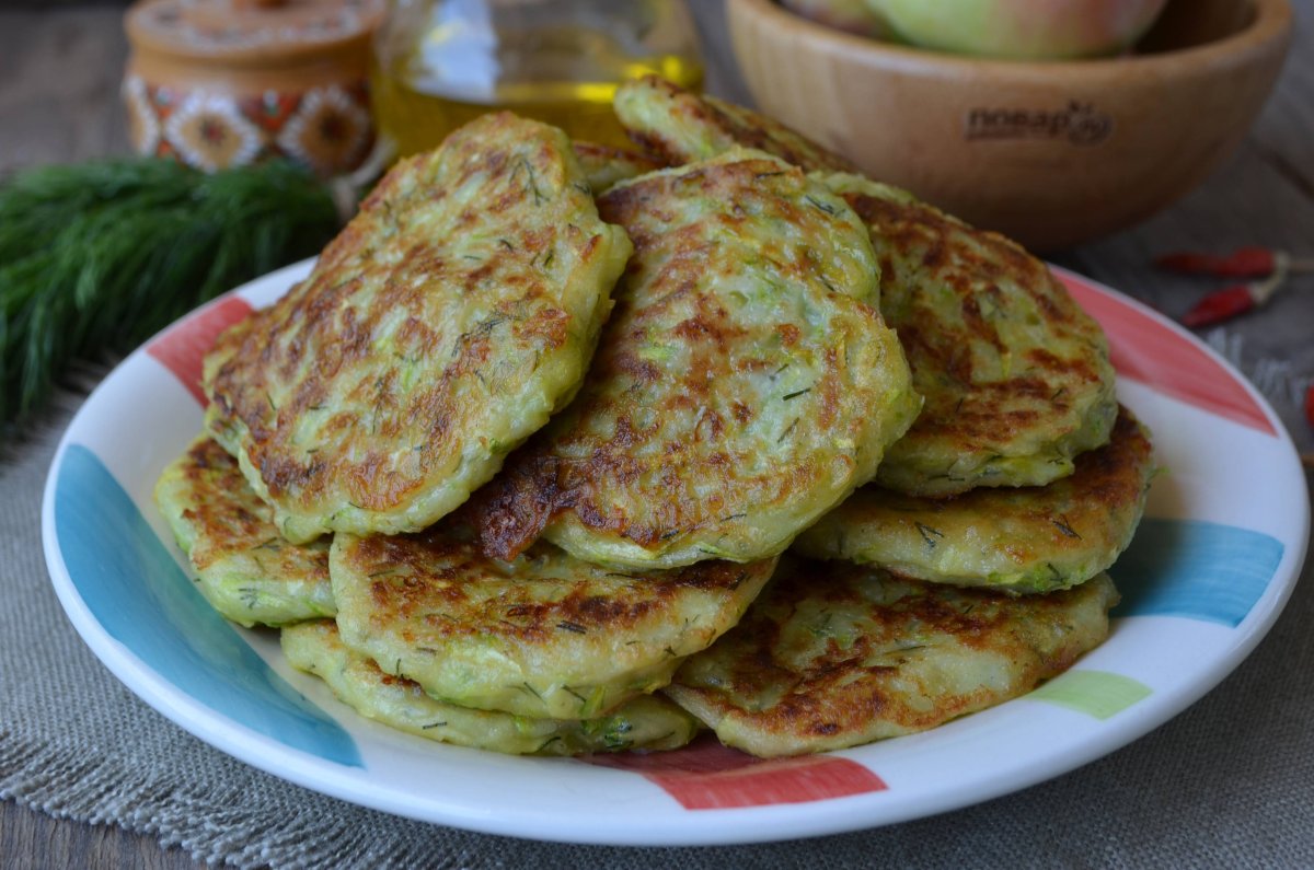 Кабачковые оладьи