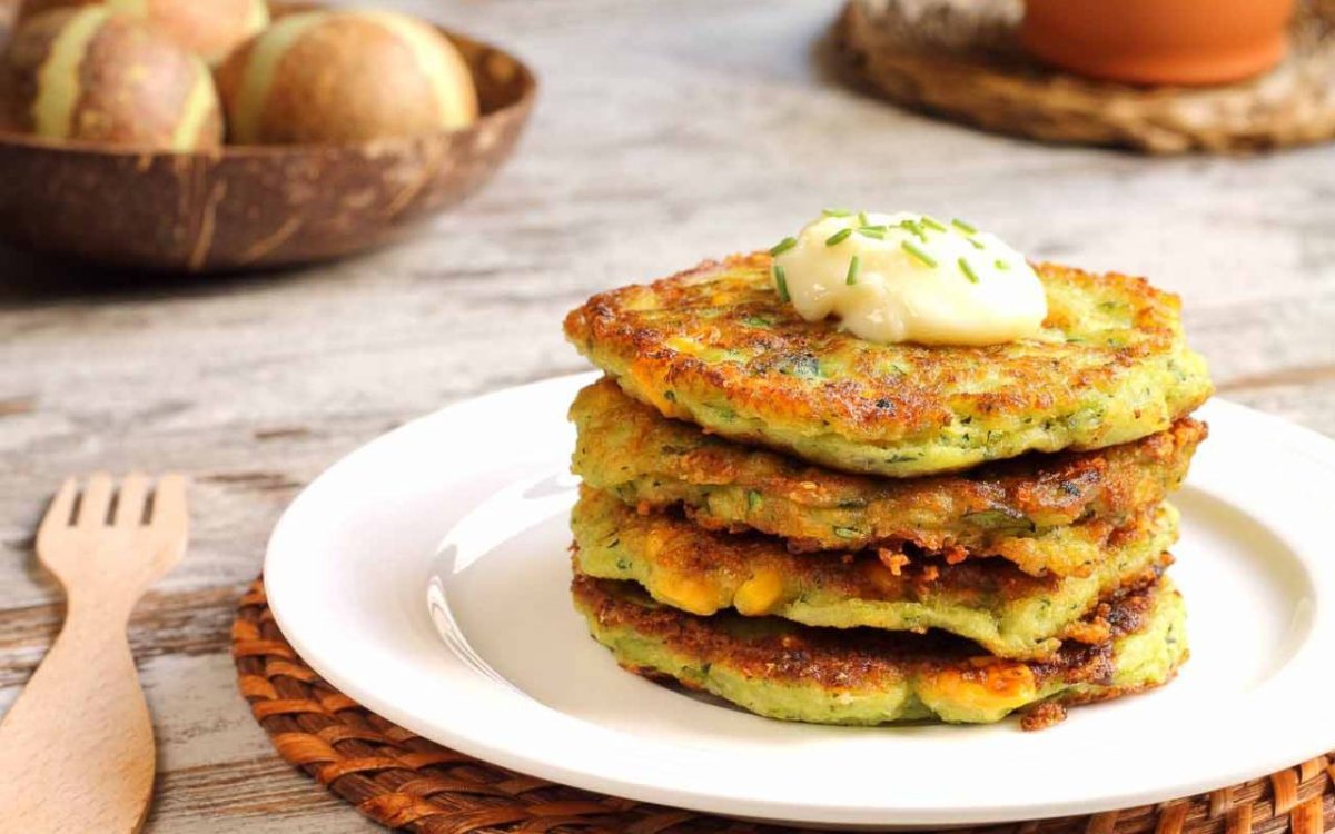 Кабачковые блинчики с начинкой