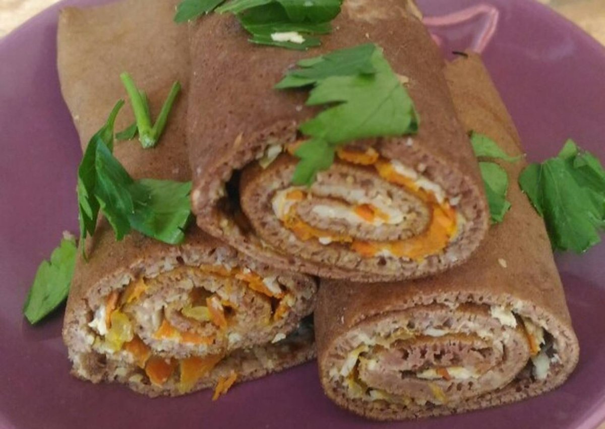 Печеночные рулетики