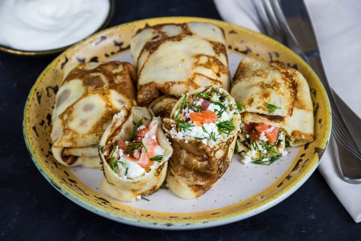 Блины с разными начинками