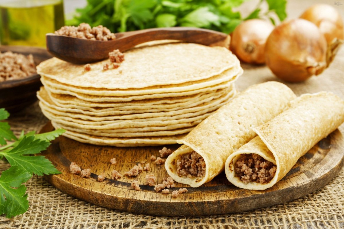 Блинчики с мясом