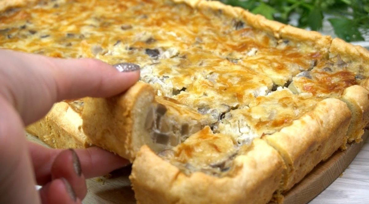 КИШ Лорен с грибами
