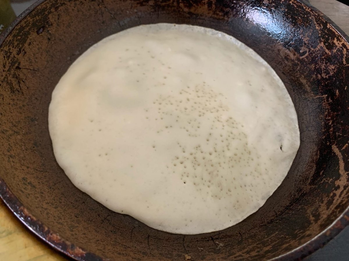 Блинчики ПП С черемуховой мукой