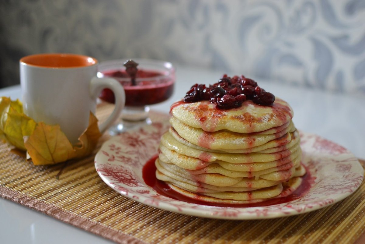 Панкейки с манкой