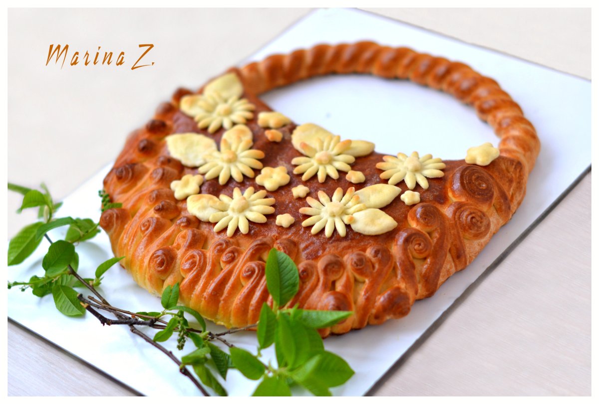 Пирог с клубникой