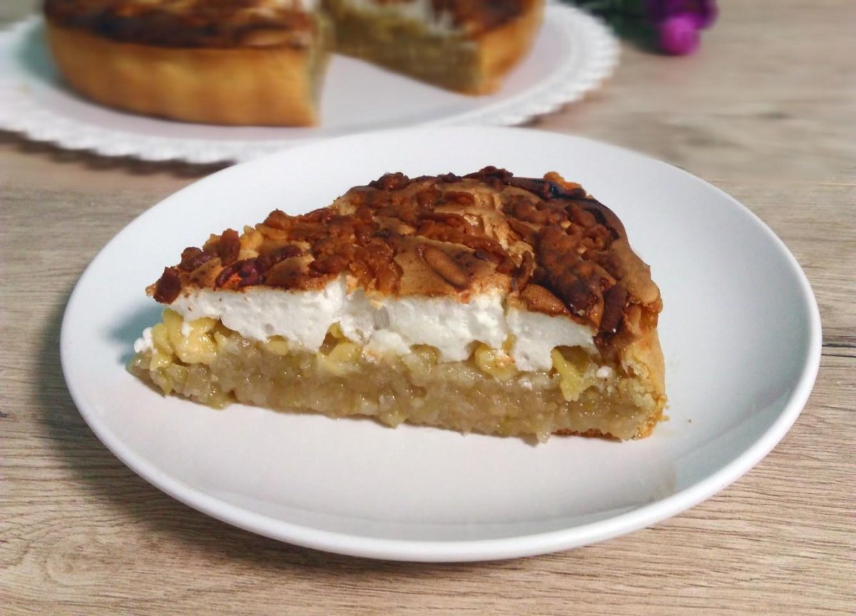 Польский пирог с яблоками