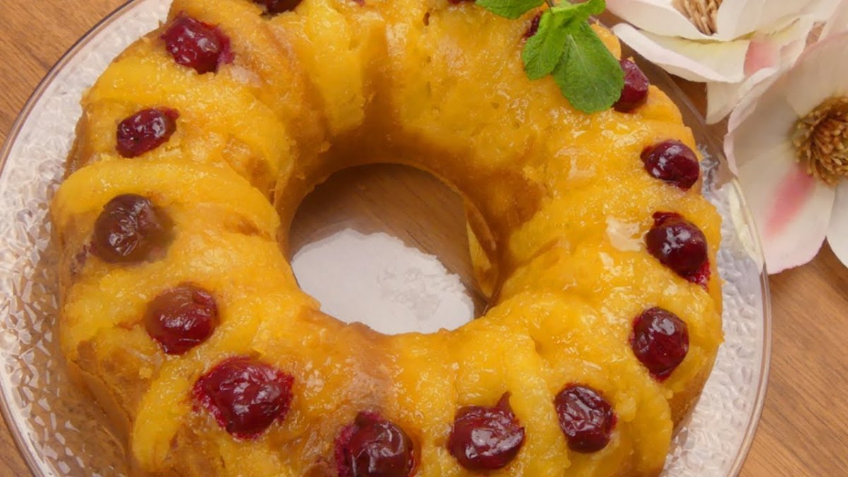 Итальянский ананасовый пирог