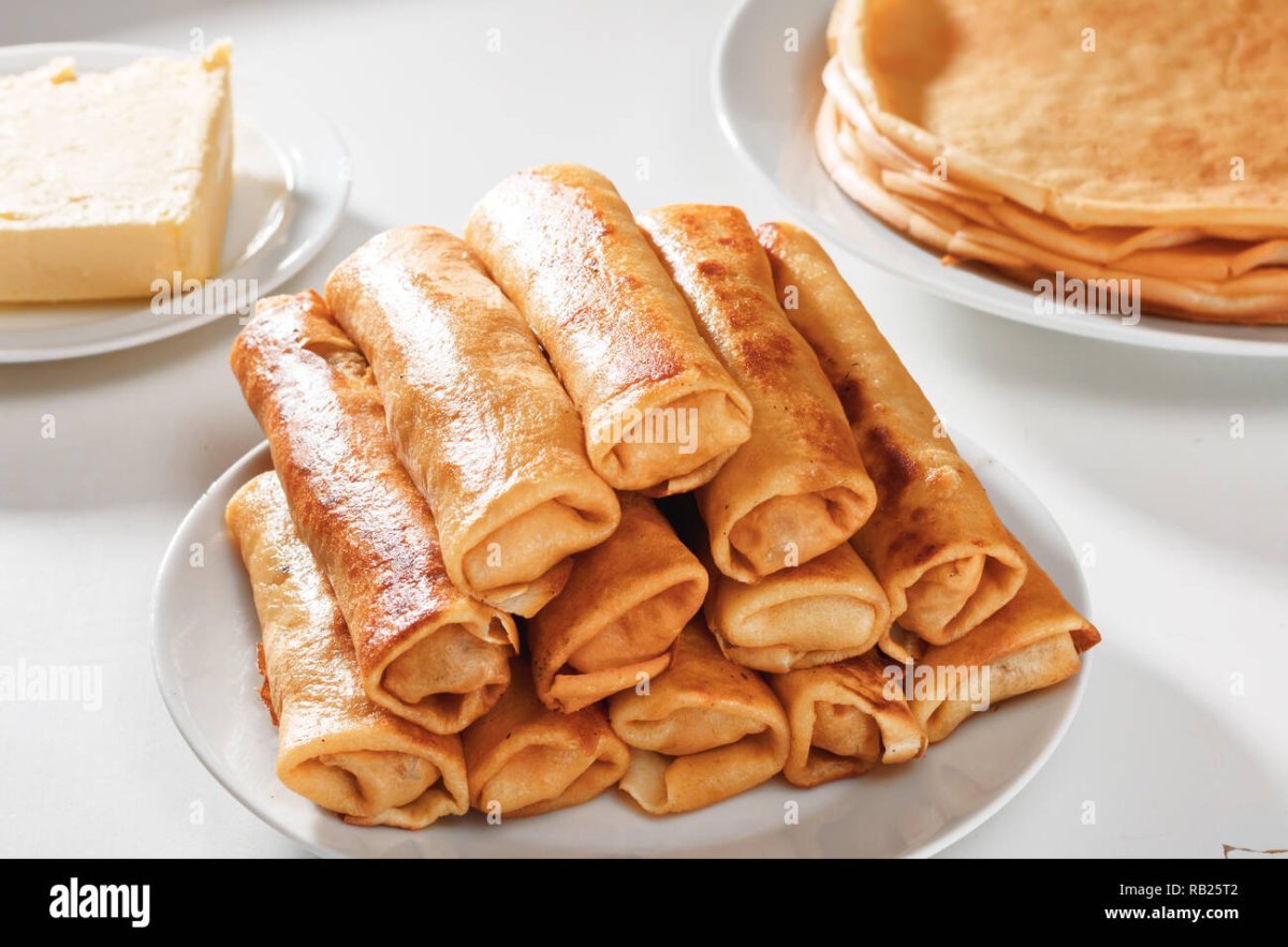Блины с мясом