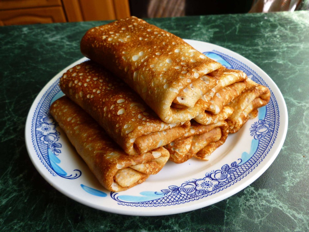 Блины с разными начинками