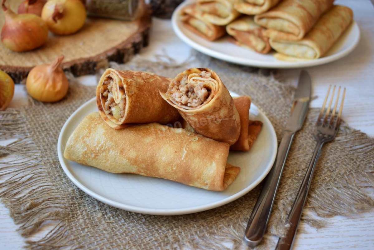 Блины фаршированные