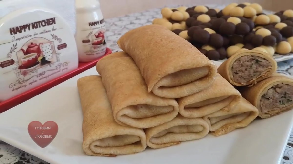Блинчики с гречкой