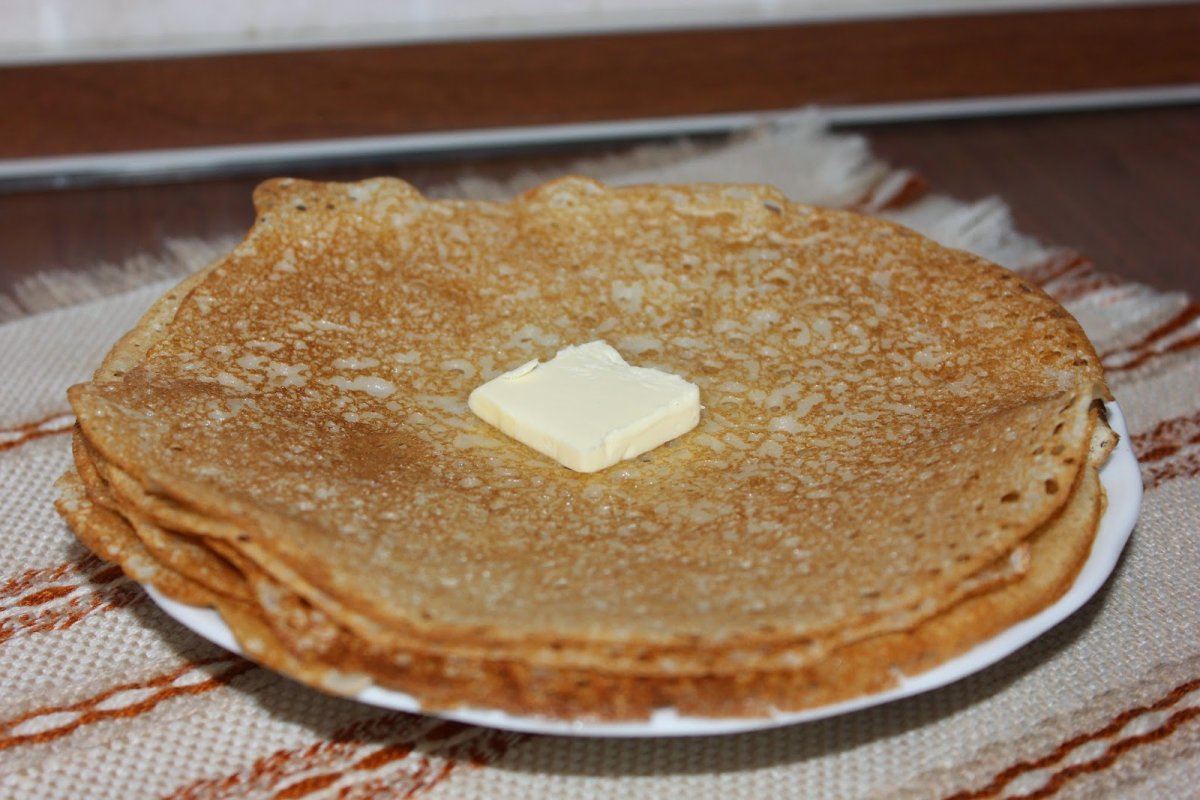 Блинчики без молока и яиц