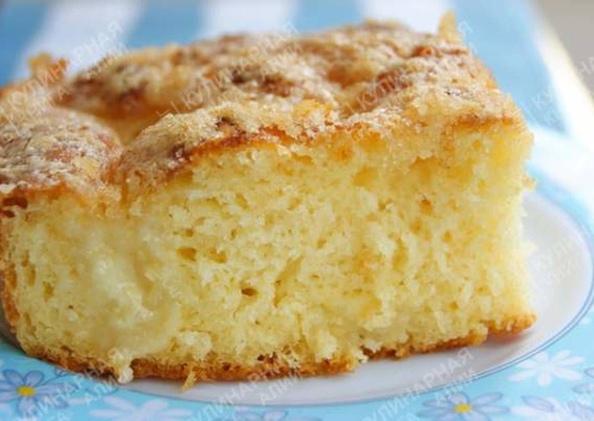 Тертый пирог с яблоками