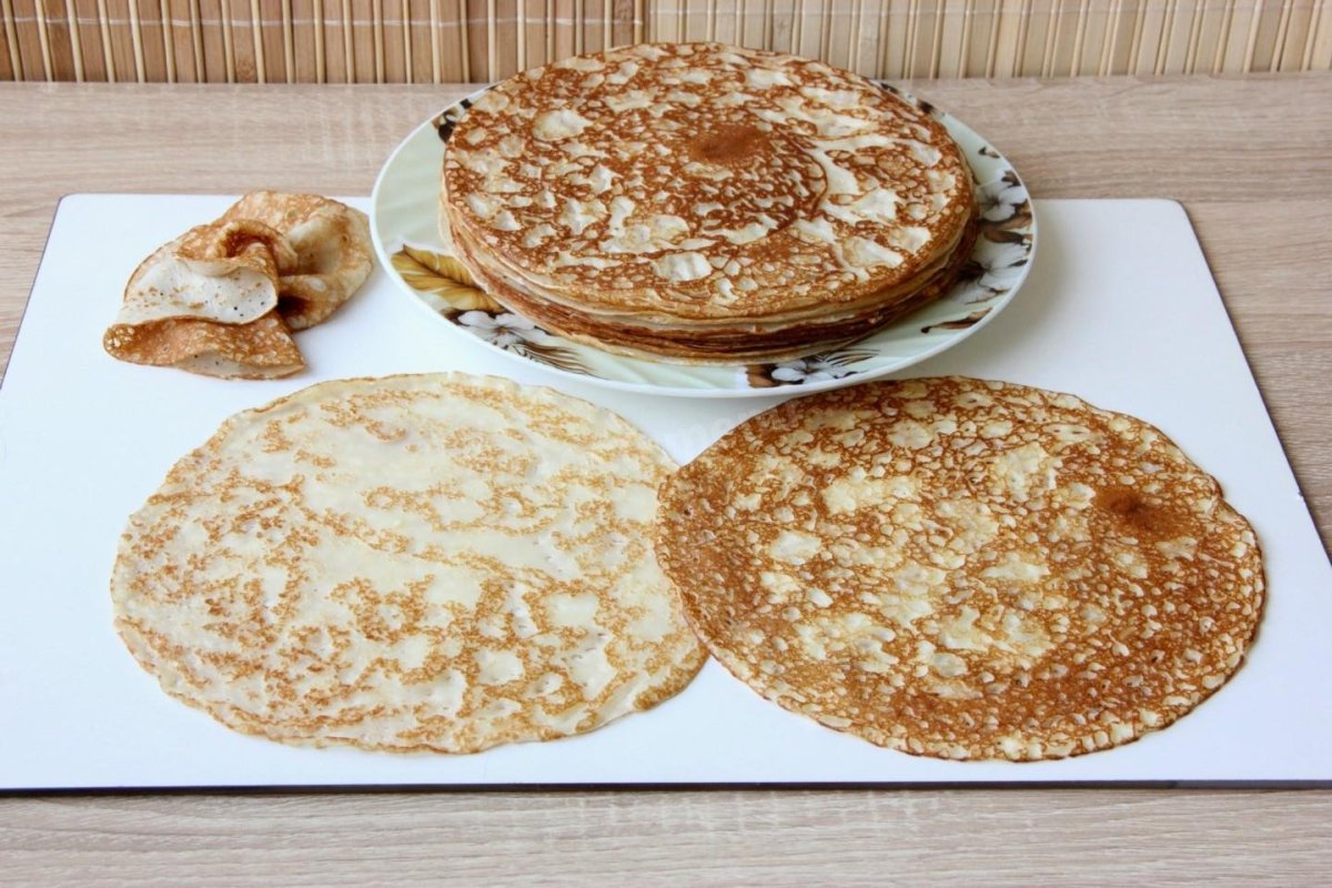 Дрожжевые блины на Масленицу