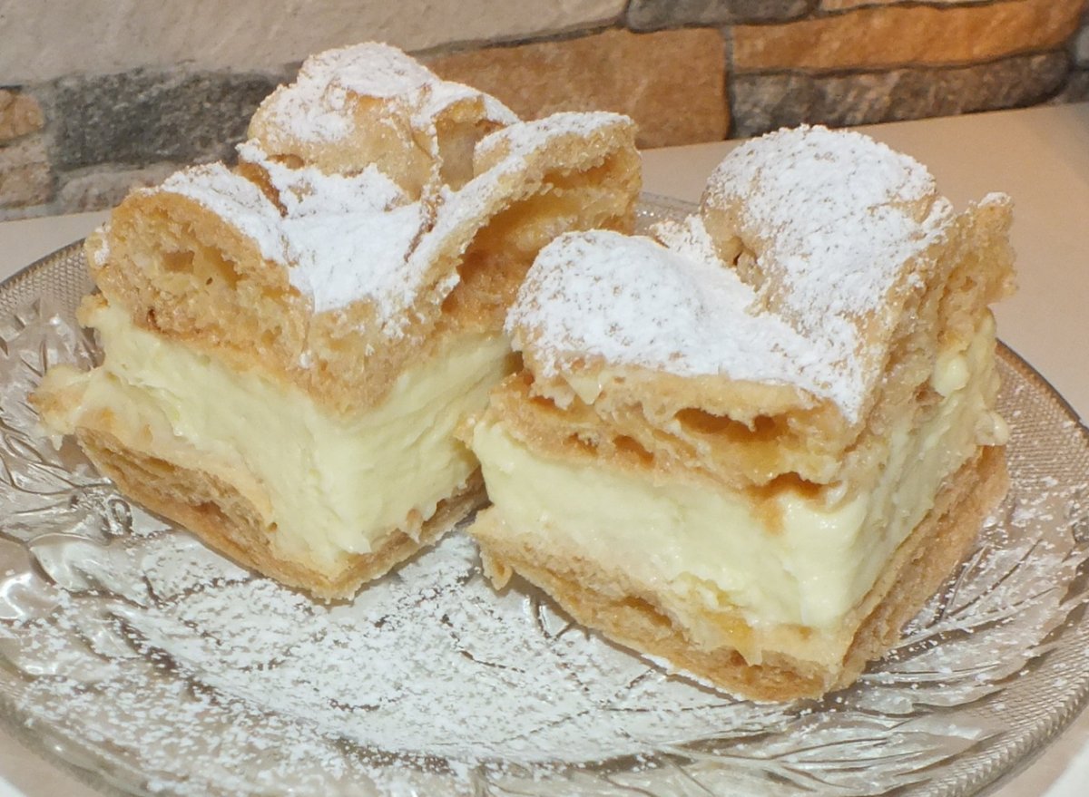 Торт из заварного теста с кремом