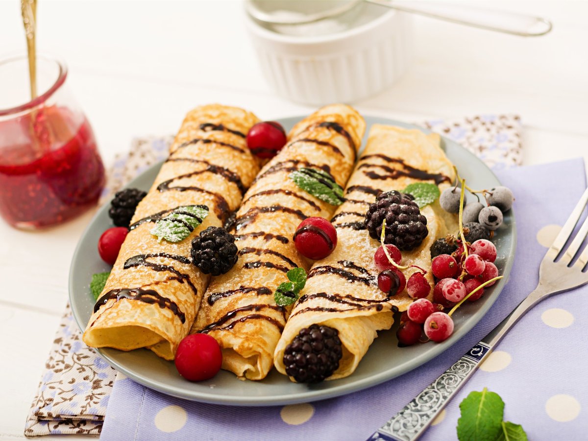 Блины с разными начинками