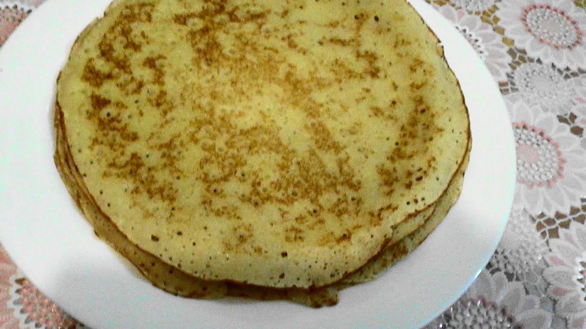 Блинчики Мексиканские с дрожжами