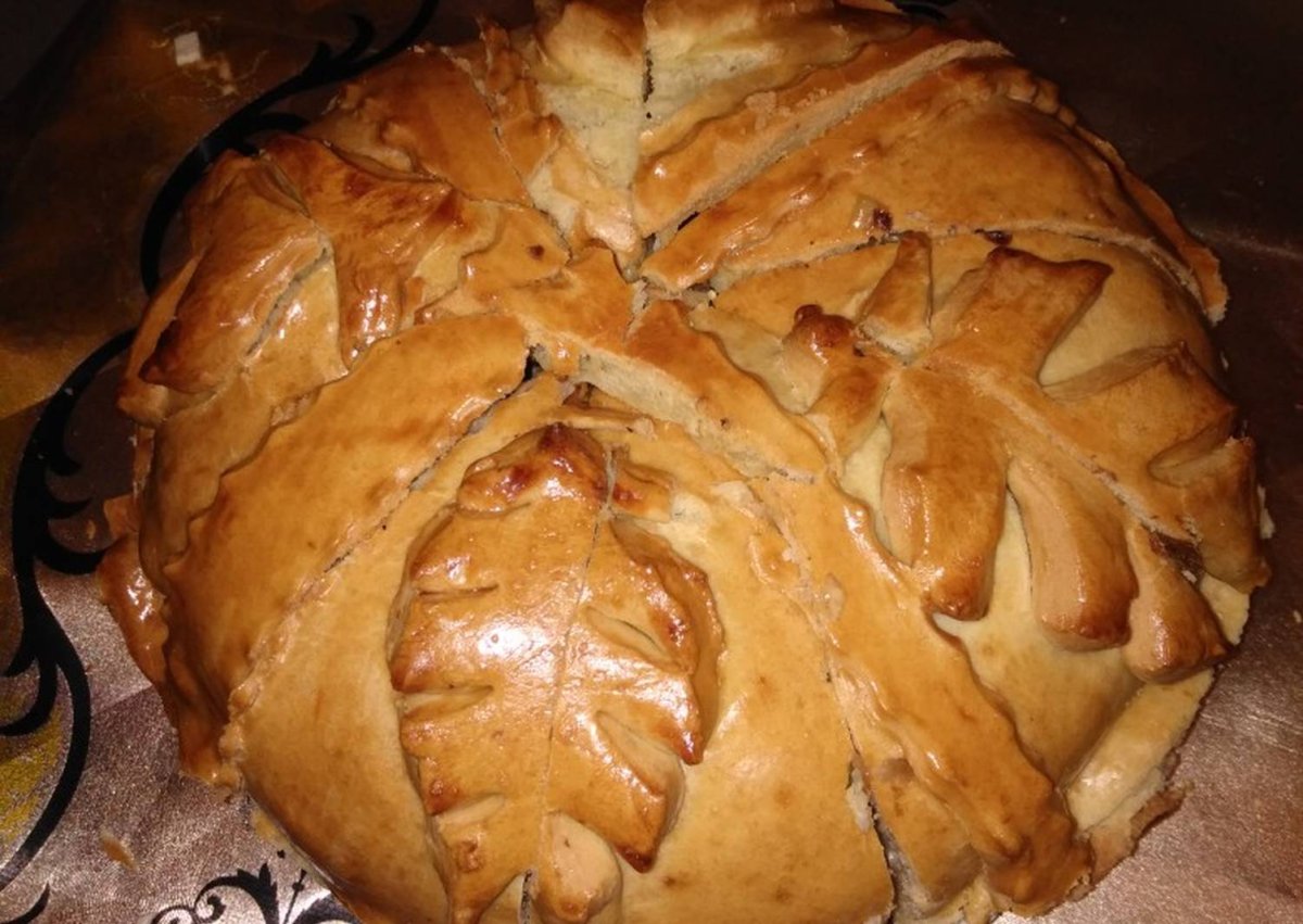 Мясной пирог на кефире