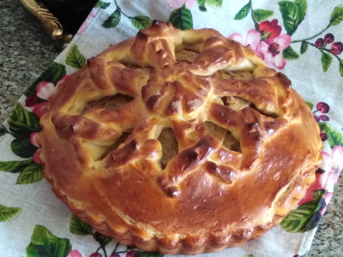 Курник блинчатый пирог