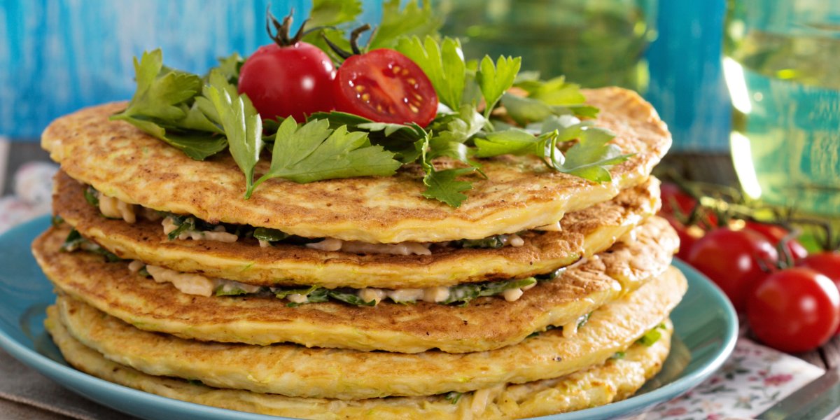 Торт из кабачковых блинов
