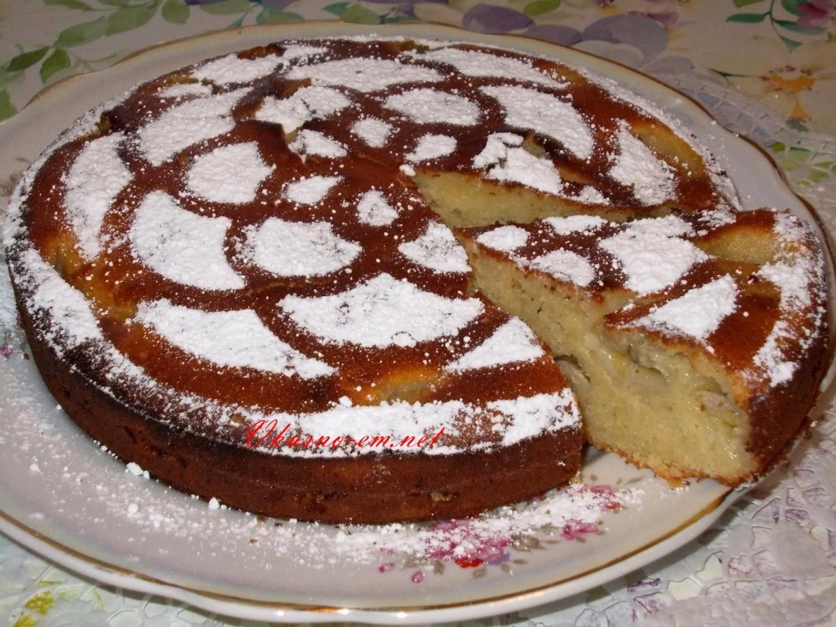 Яблочный пирог рисунок