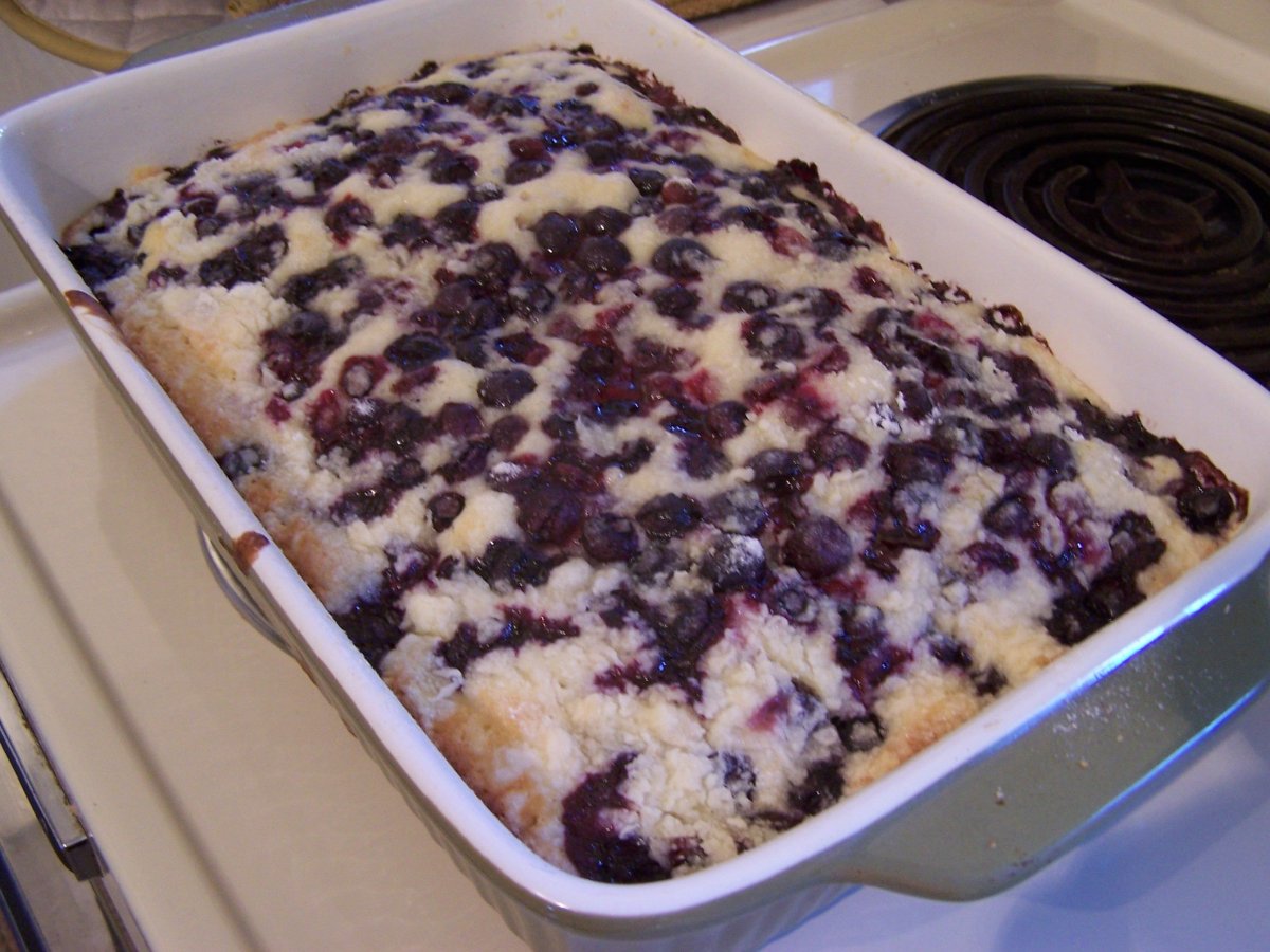 Пирожные с черникой