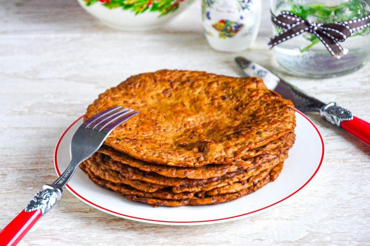 Блины из печени говяжьей