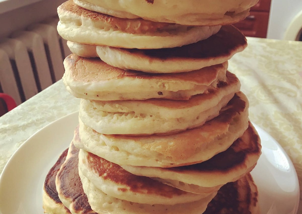 Блинчики с клубникой