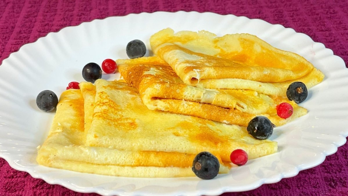 Блины на желтках