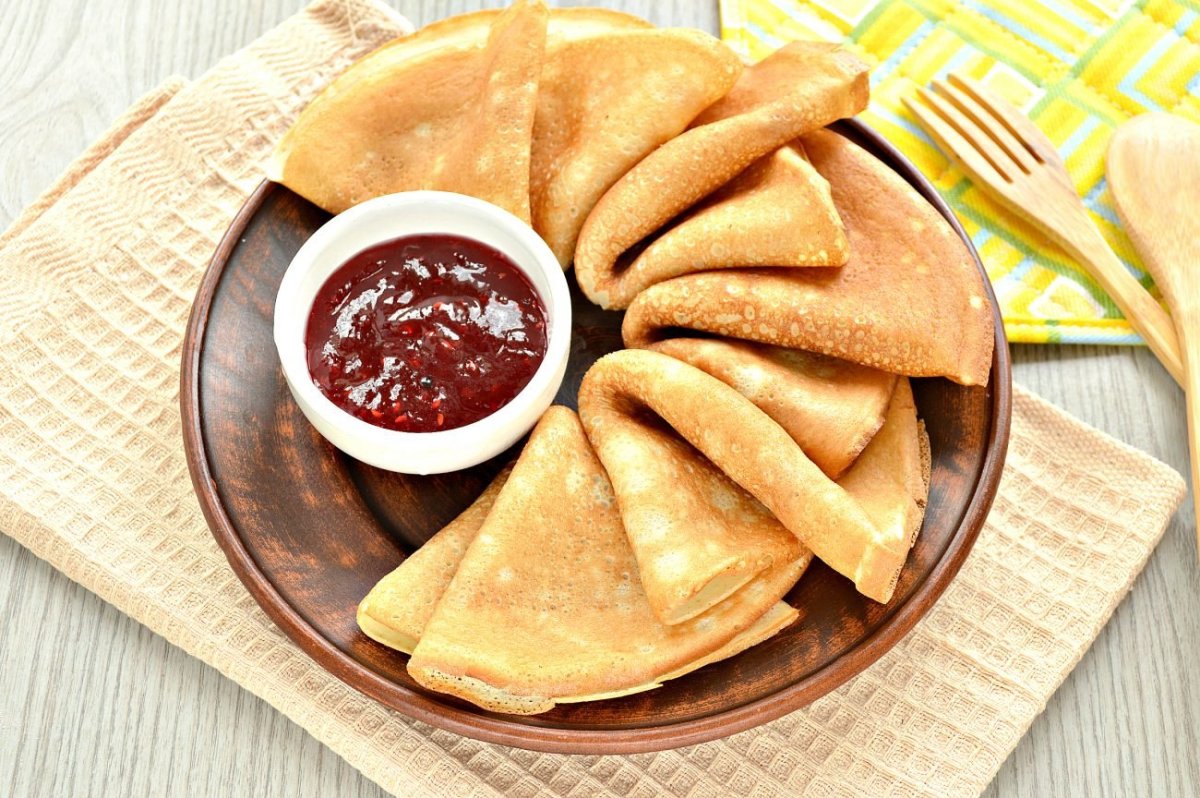 Блины с икрой