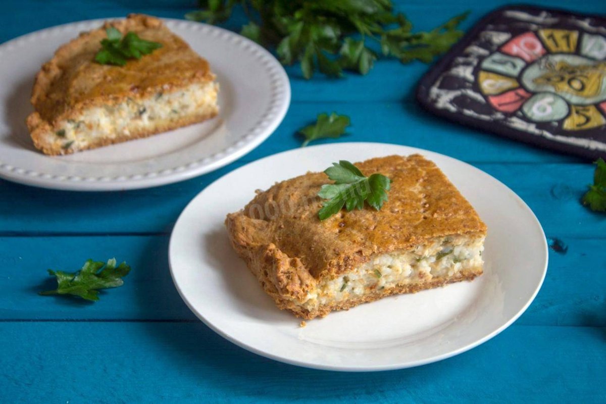 Заливной рыбный пирог