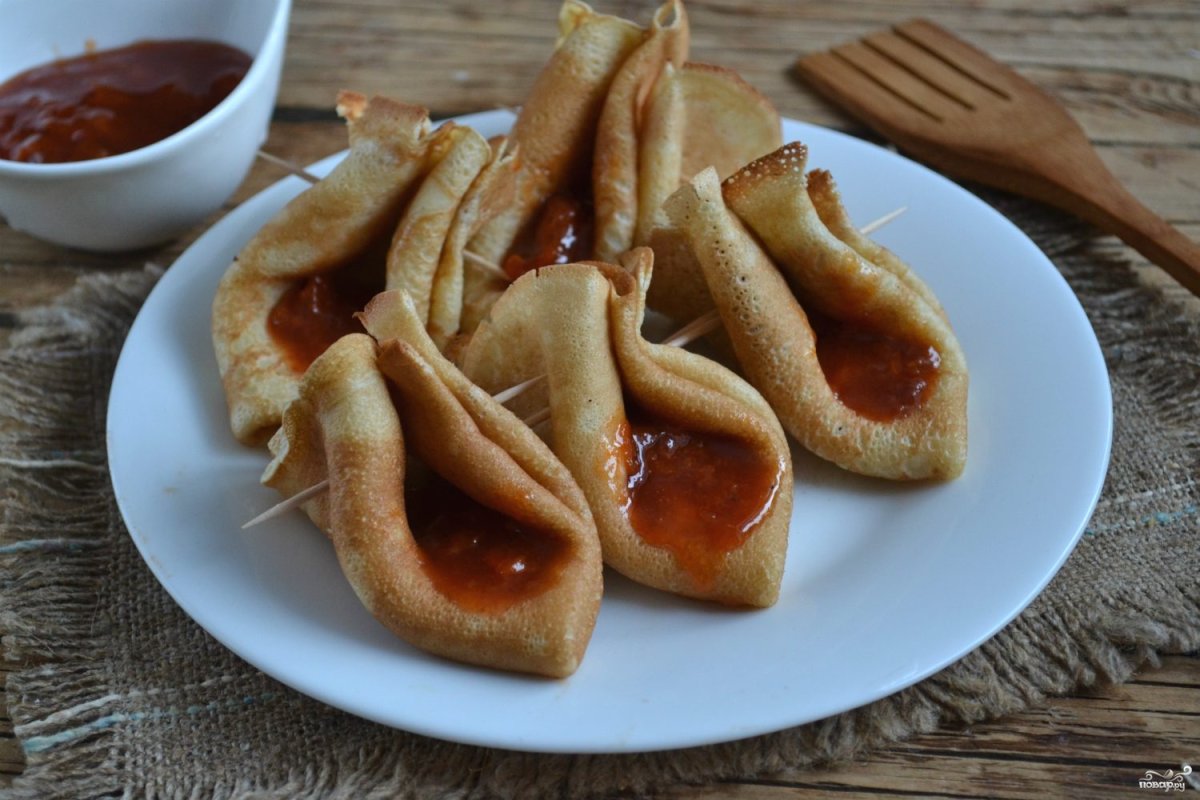 Блины на минералке