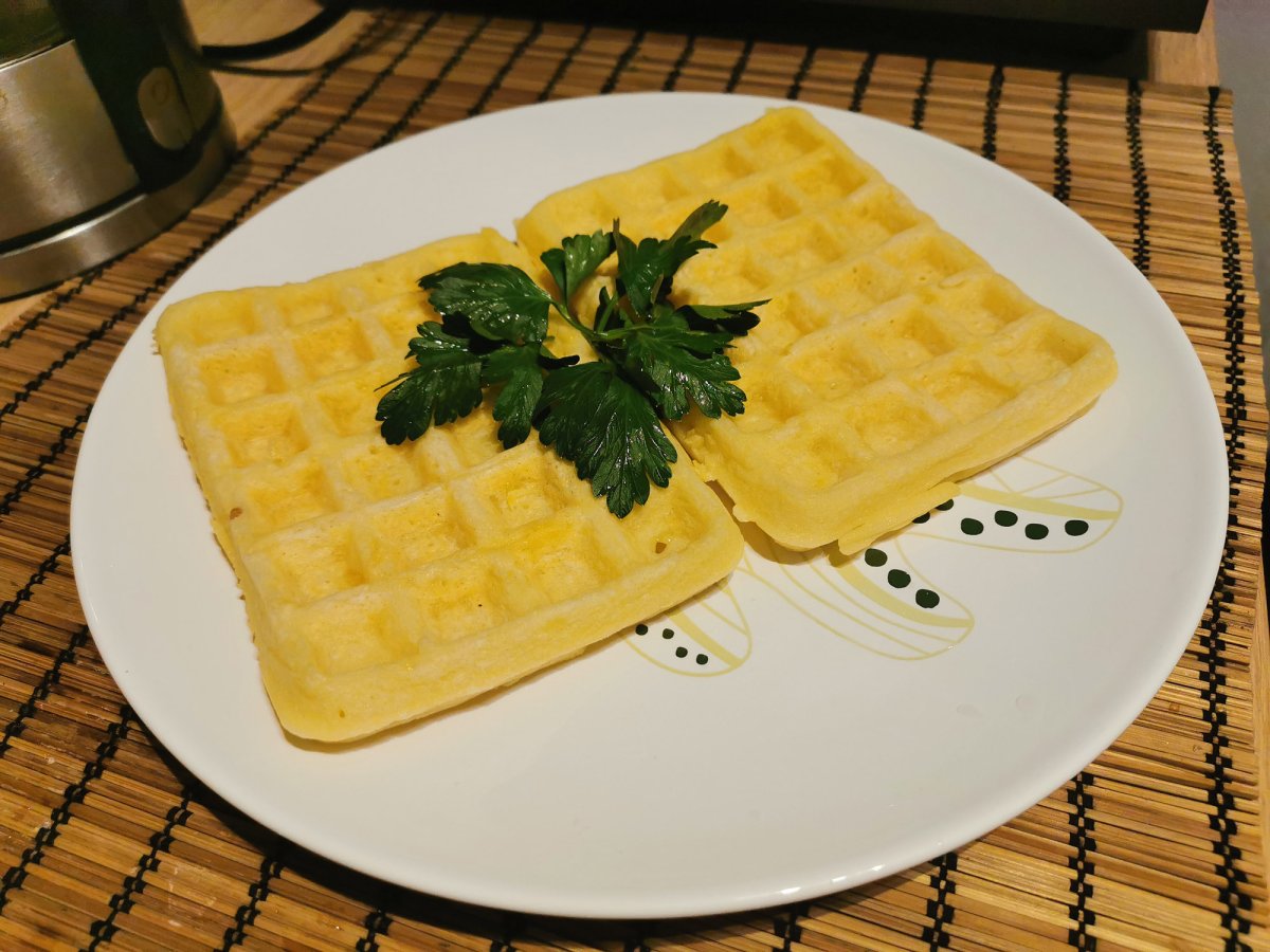 Вафли с творожным сыром