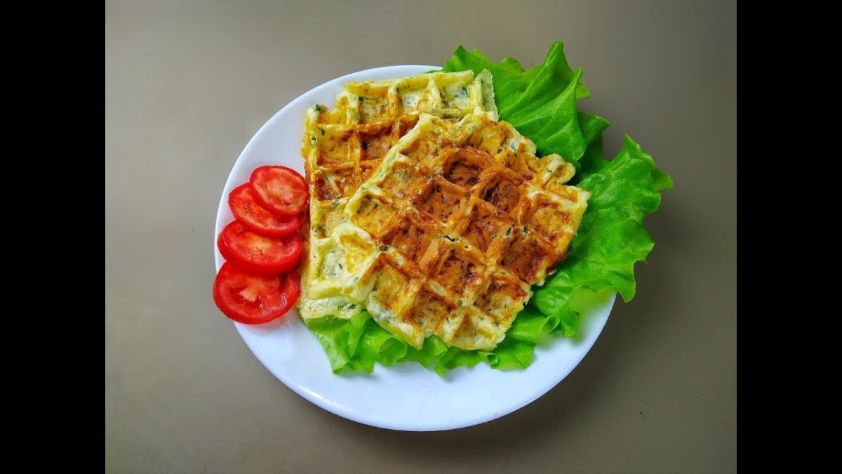 Картофельные Венские вафли в электровафельнице