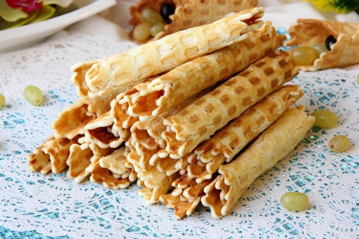 Венские вафли с яйцом Бенедикт