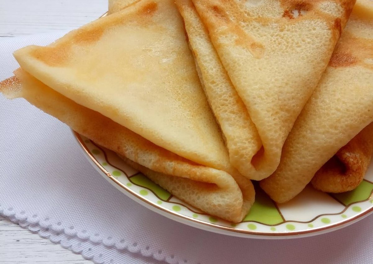 Блины на молоке