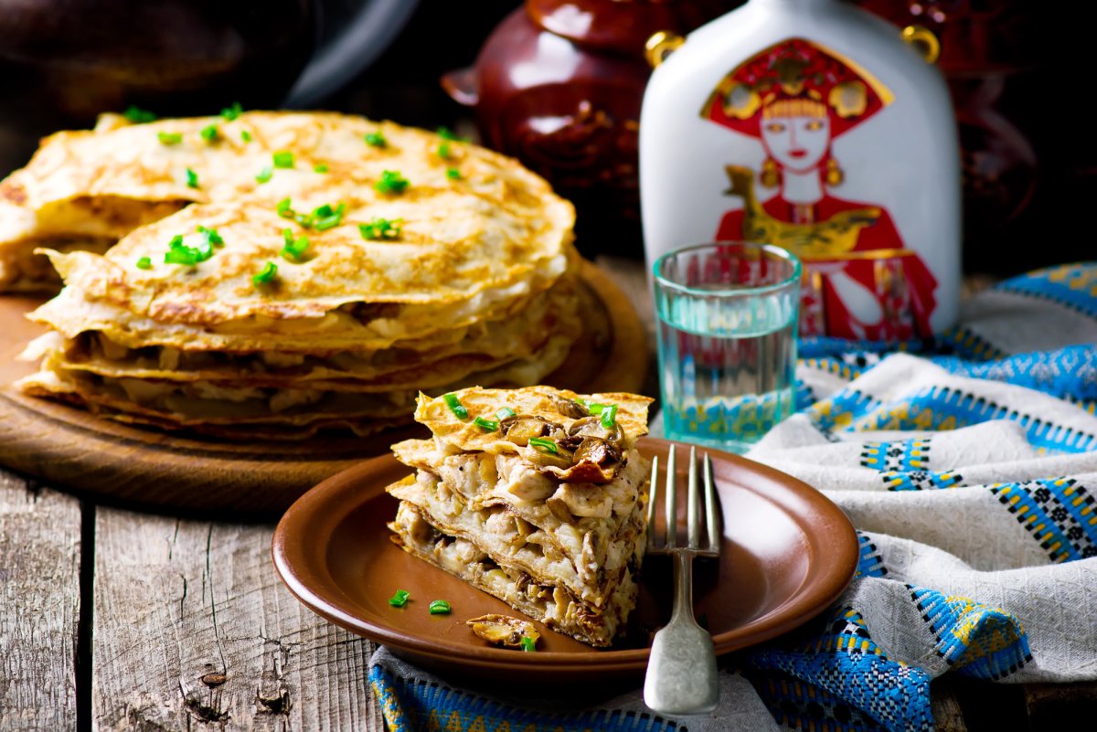 Блинный торт Шантимель