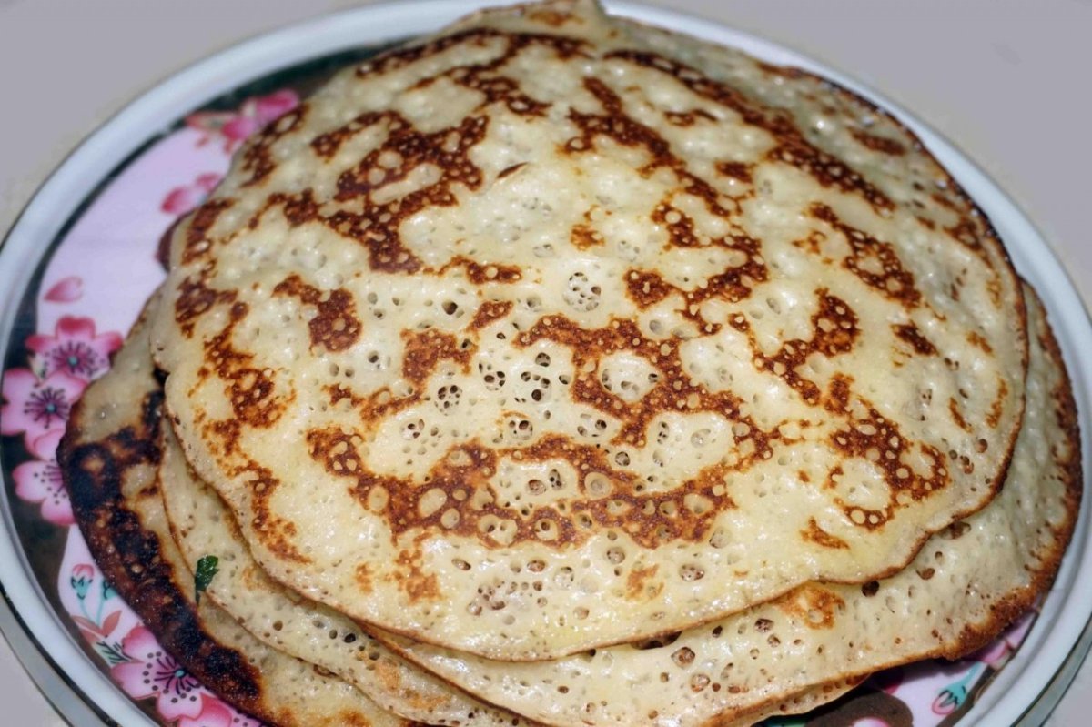 Блины с мясом