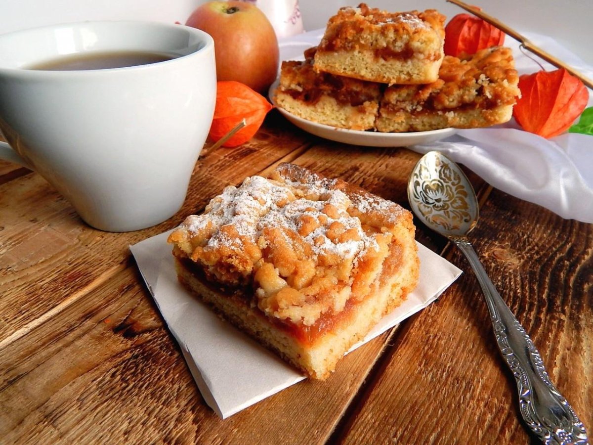 Овсяная шарлотка