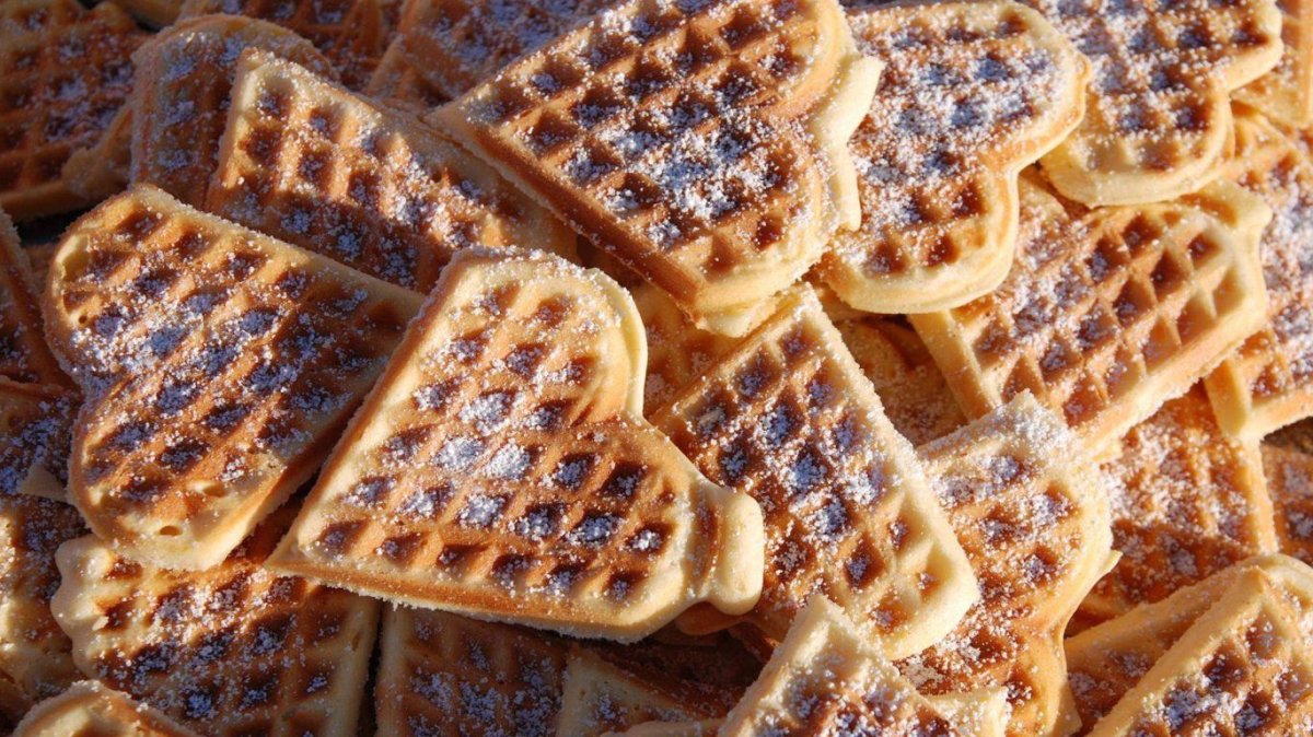 Трубочки со сгущенкой в вафельнице