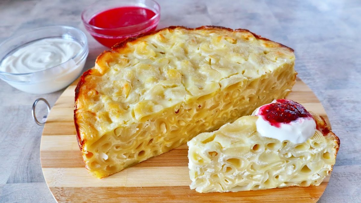 Лапшевник из макарон