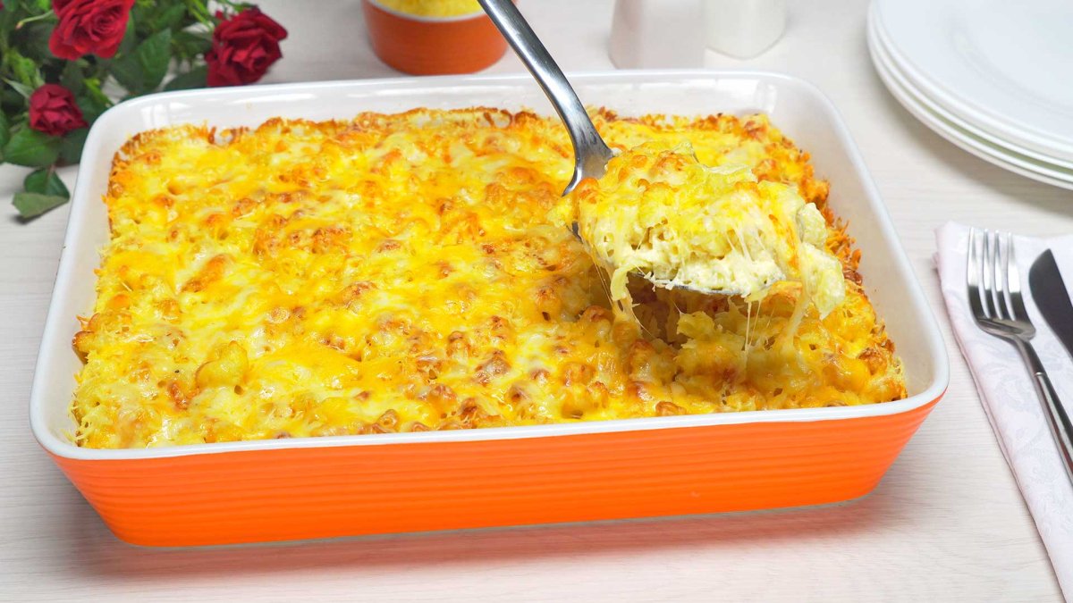 Макаронник запеканка