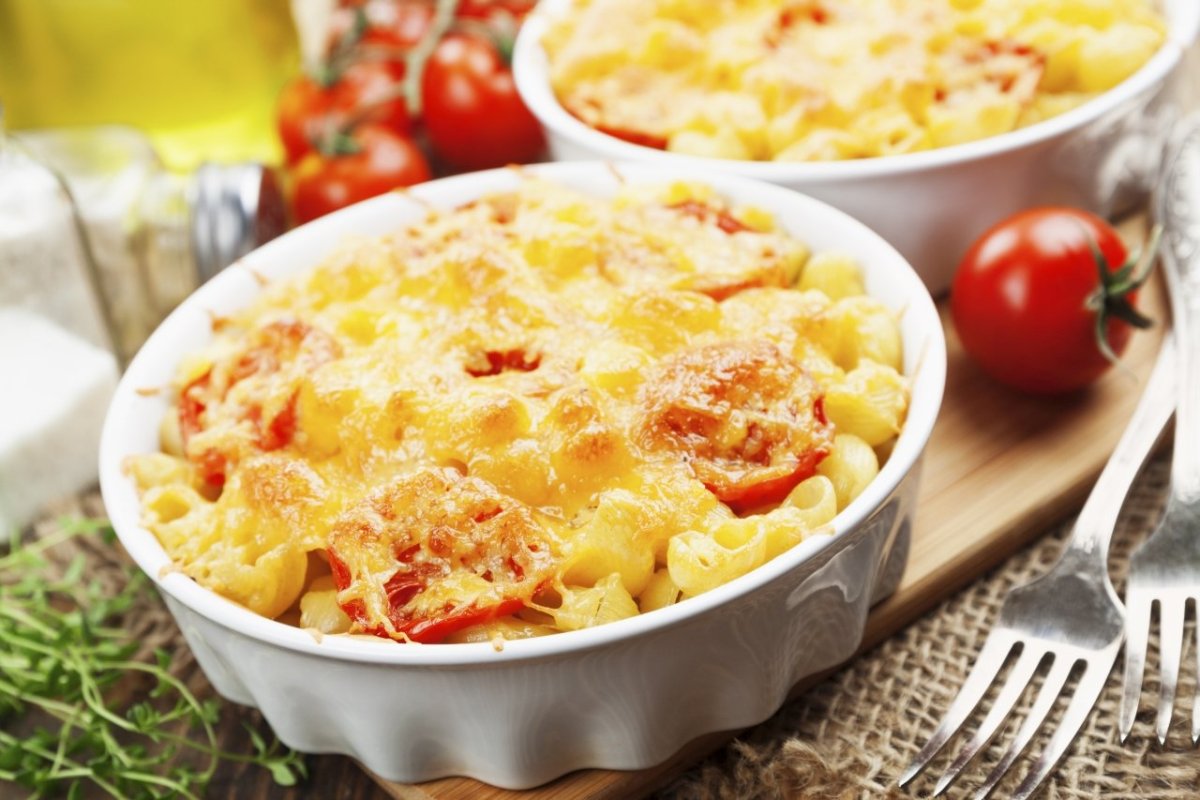 Макароны запеченные с сыром