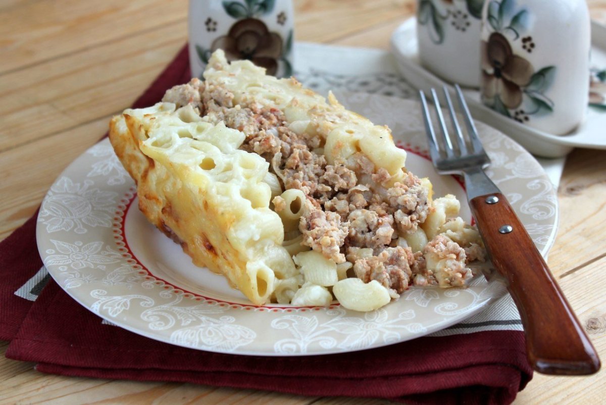 Макаронник запеканка