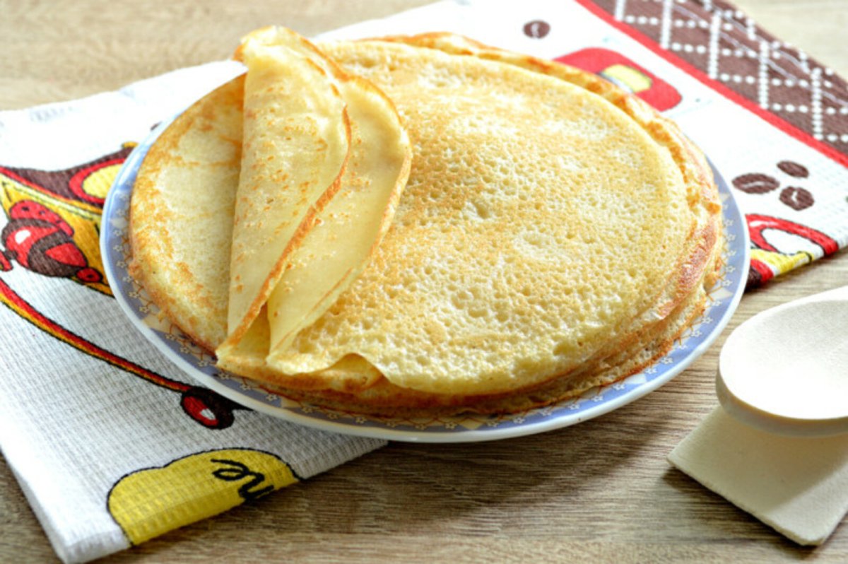 Блины с манной крупой