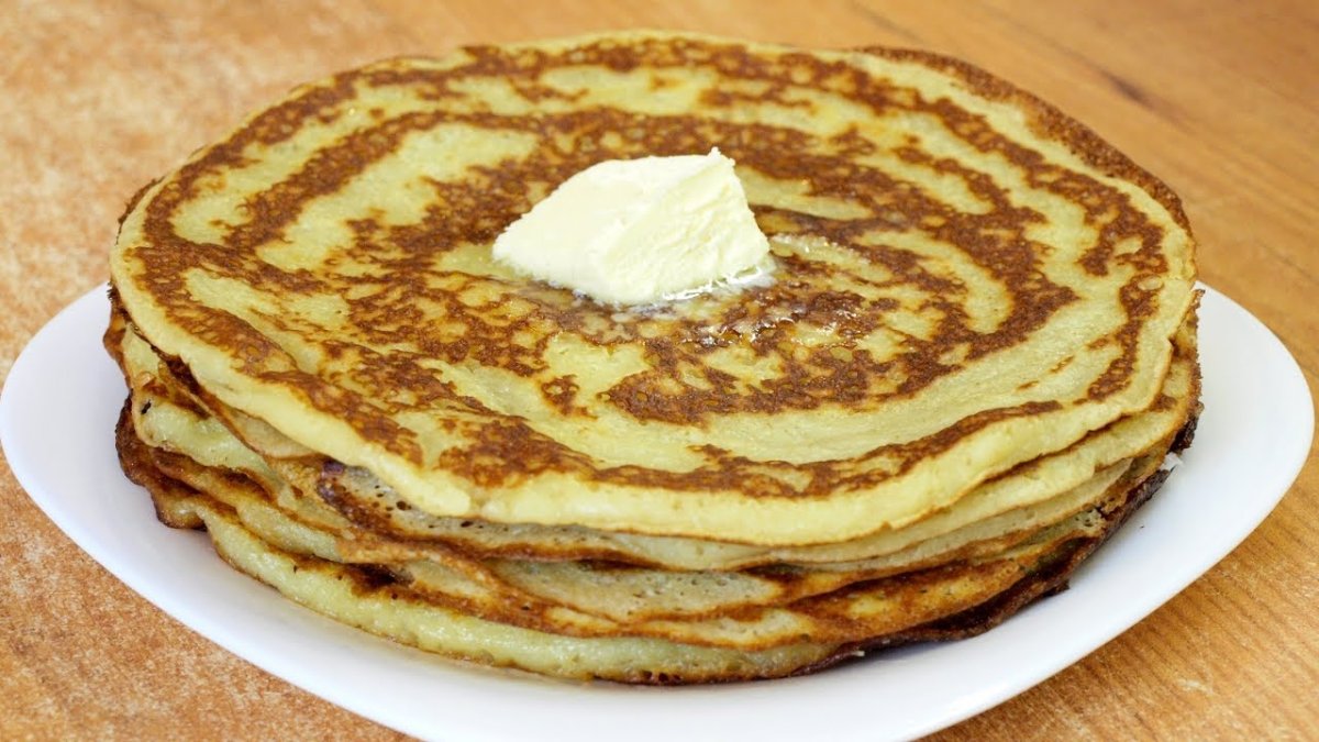 Блины на манке дрожжевые