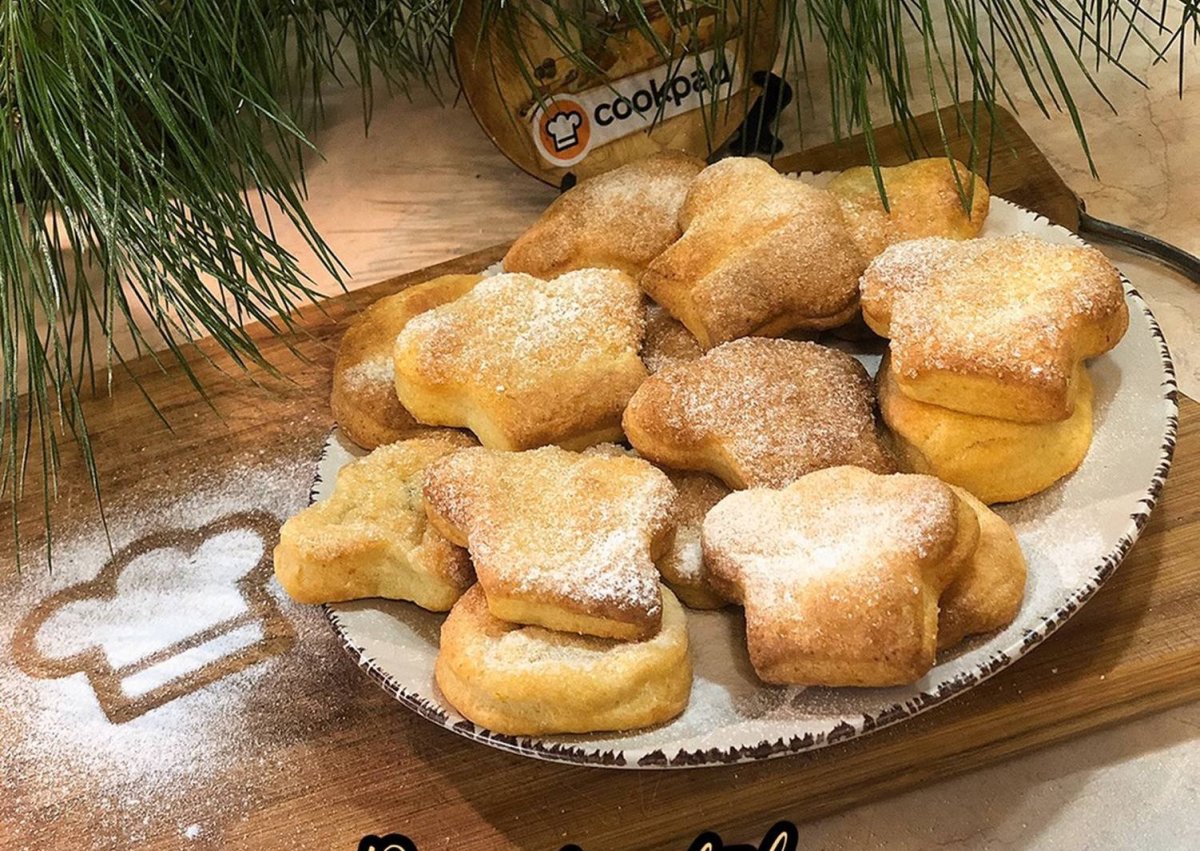 Творожное печенье формочками