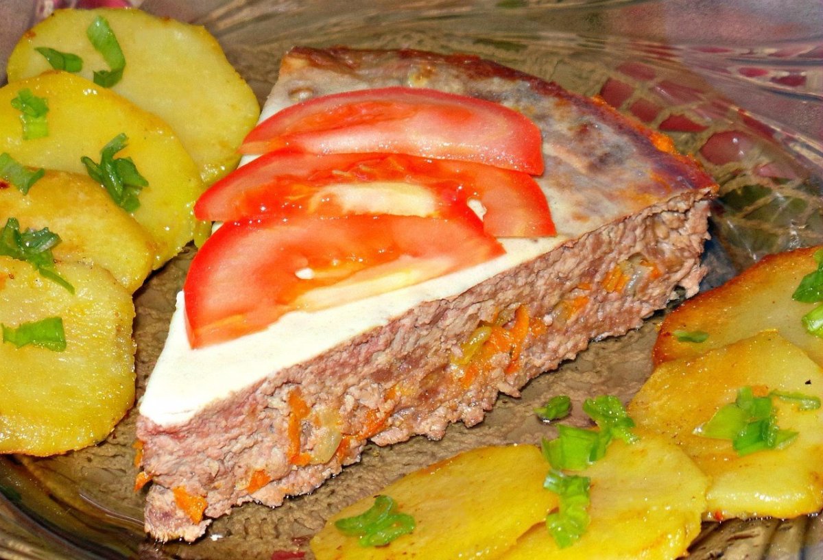 Пирог с куриной печенью