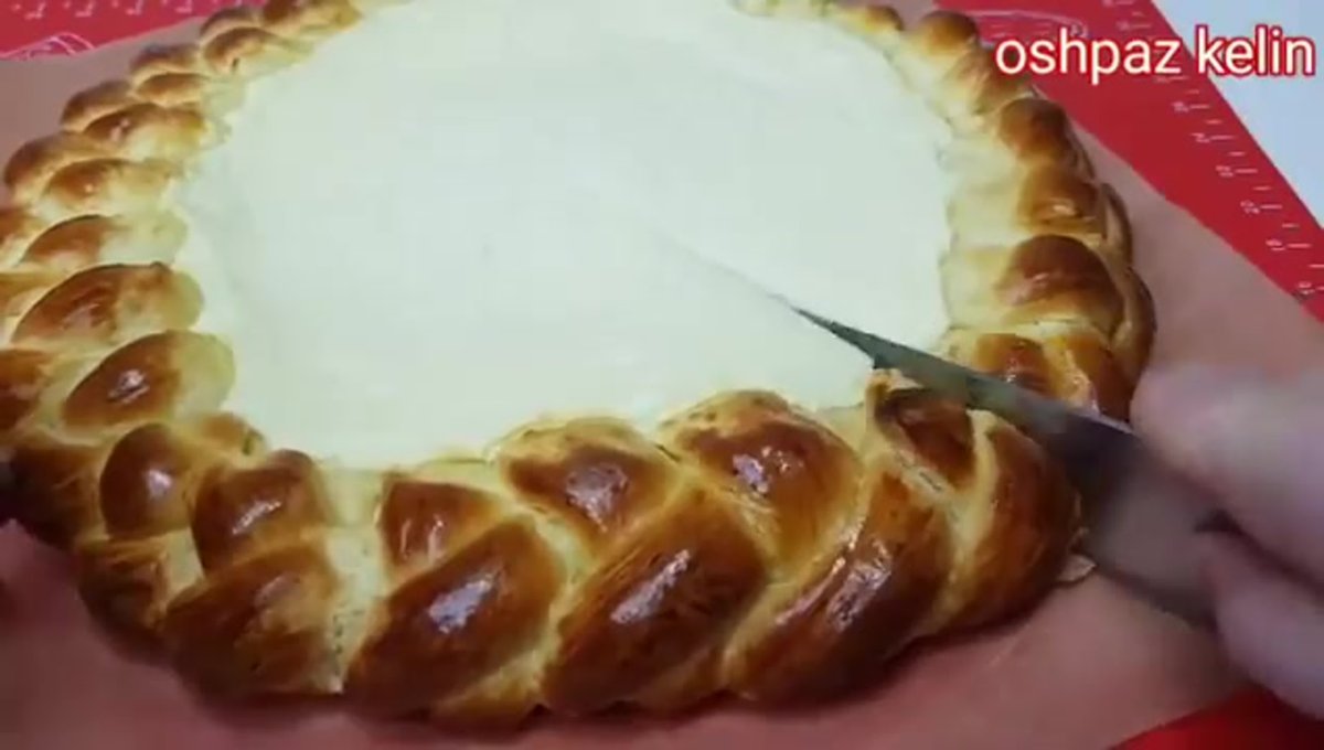 Косички на пирогах